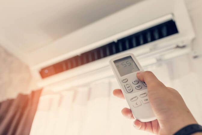 AC Technician Working